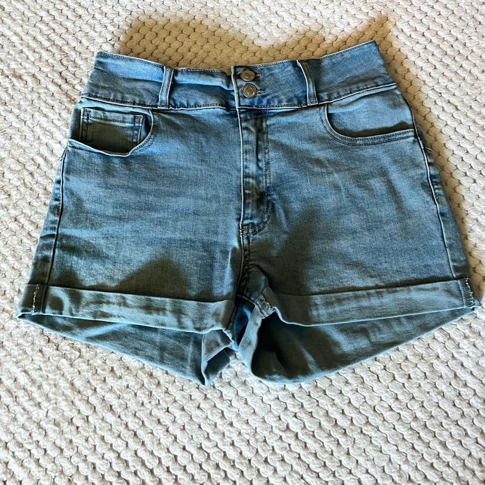 Light blue shorts